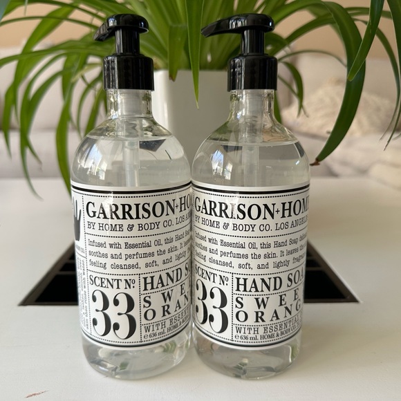 Garrison & Home Handsoap - Sweet Orange scent No. 33 (2 Pack) 21.5 oz ea - Picture 1 of 4